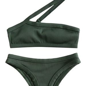 Women's One Shoulder Cut Bikini